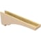 Ekena Millwork 5"W x 30"D x 10"H Thin Moab Rough Cedar Woodgrain TimberThane Corbel, Primed Tan CORUR05X30X10MOARCPR - alternate 5